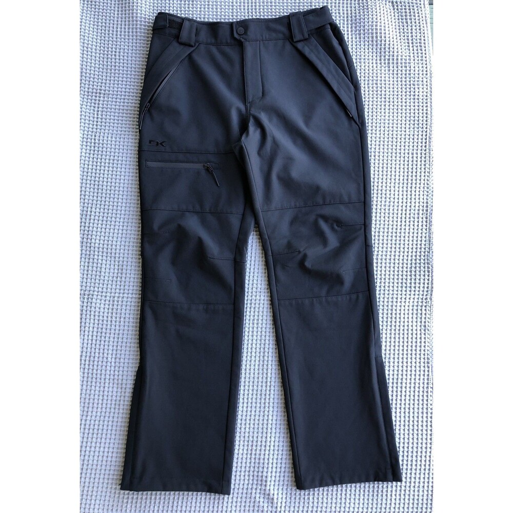 Dakine Active Stretch Snow Pants Mens M Black Fleece Insulated Ski Snowboard